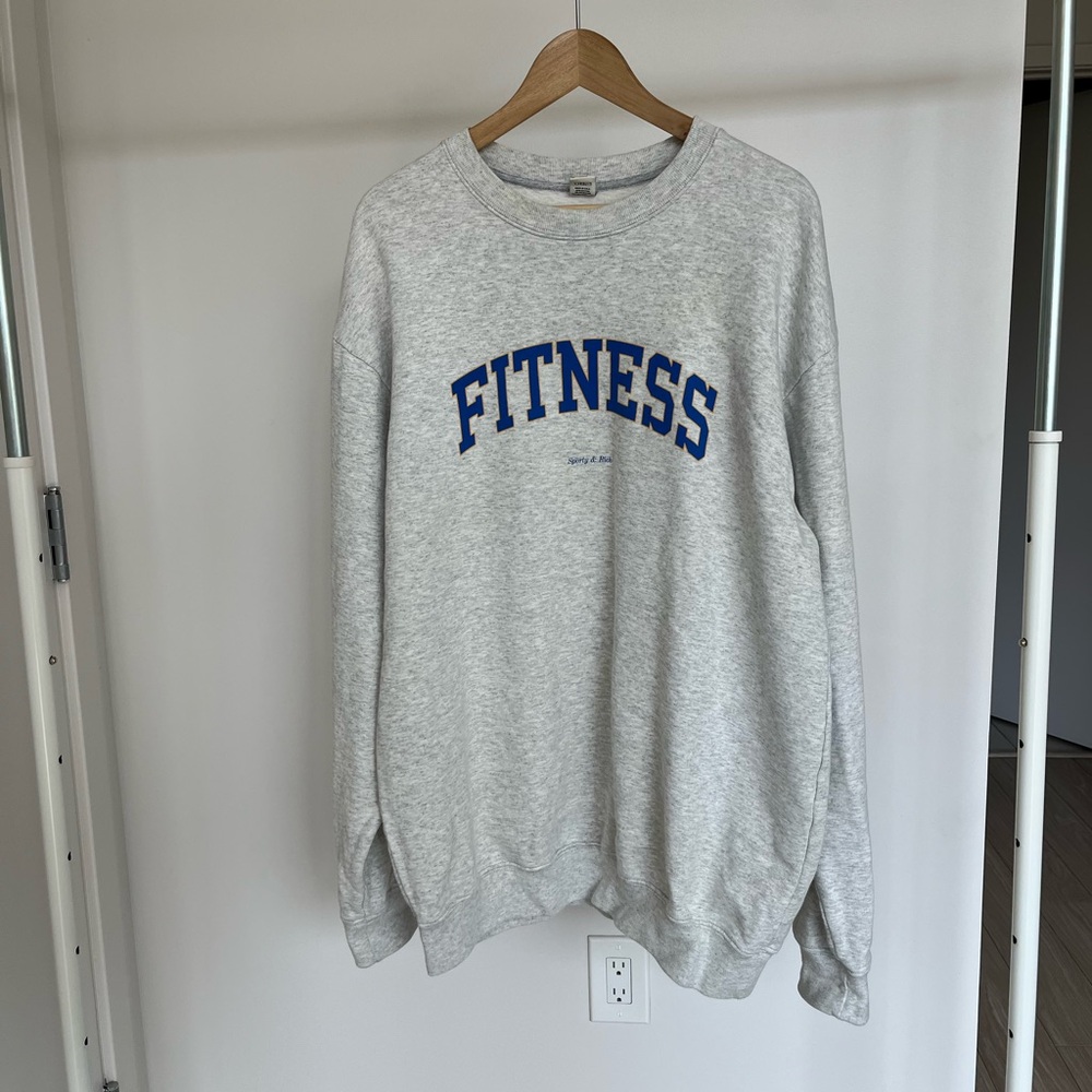 Sporty & Rich - Light Gray Sweatshirt (XL)